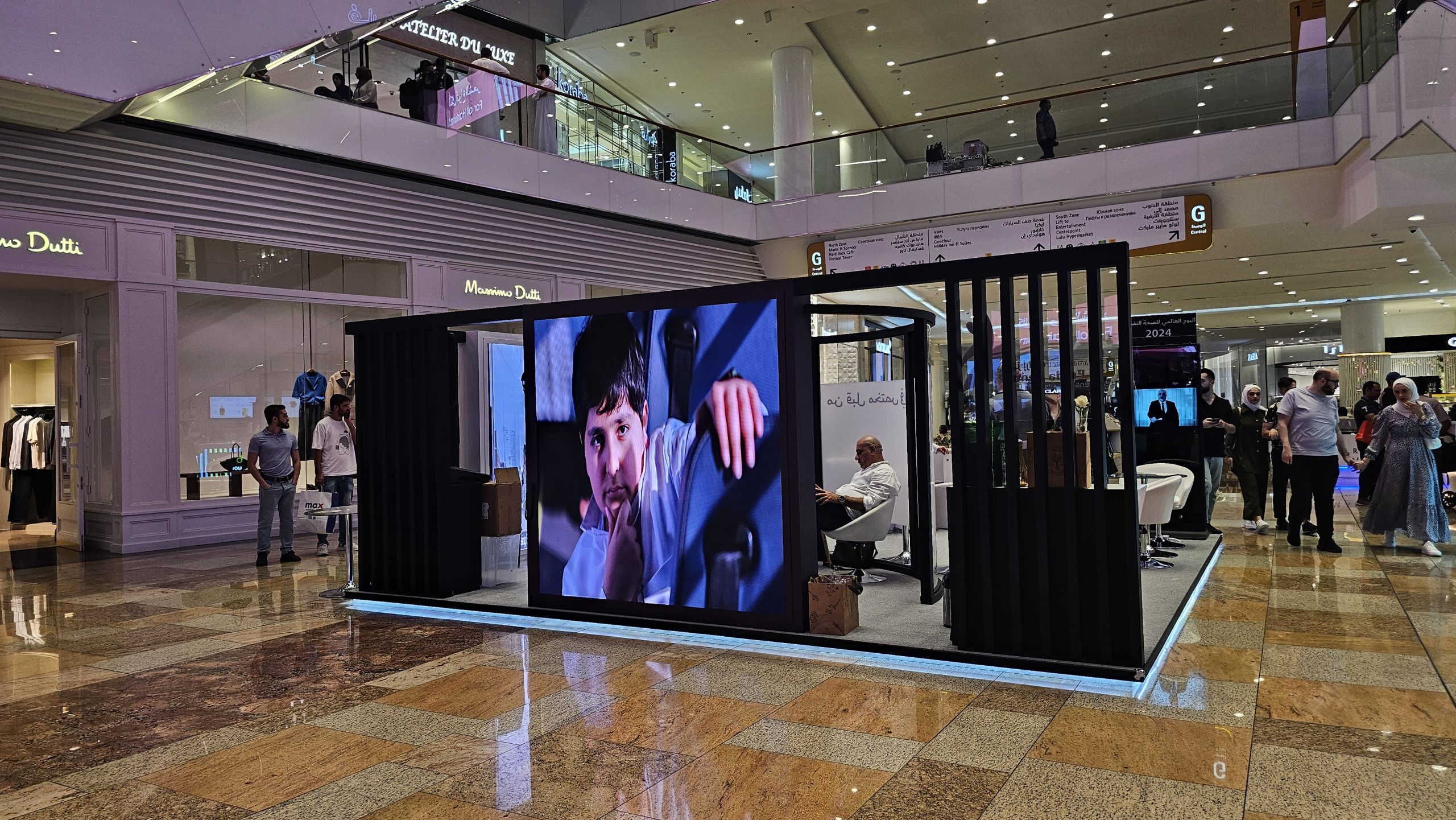 Indoor LED installation Mall Activation Dubai P2.6